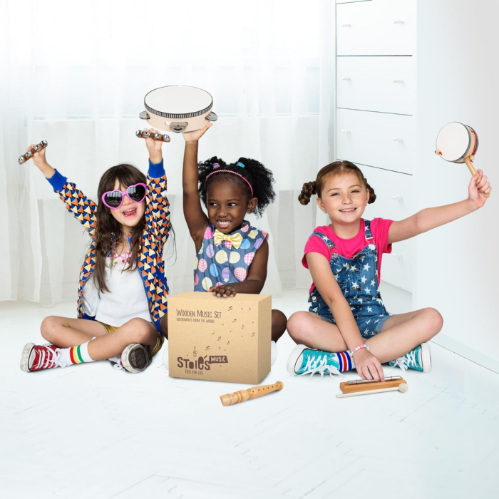 " Montessori Wooden Musical Instruments for Kids Ages 3-9 - Fun & Engaging Toys for Young Musicians!" - Image 7