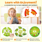 " Alphabet and Number Puzzles - Fun Educational Toys for Kids Ages 3-8" - Image 3