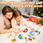 Alphabet Word Puzzle Cards for Kids: Fun Phonics & Spelling Games - Image 3