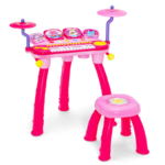 24-Key Piano Keyboard with DJ Drum Features, Microphone, and MP3 Connectivity - Image 11