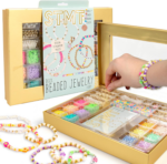 Create Your Own Stunning Jewelry:  DIY Beaded Bracelet Kit for Teens - 15 Premium Pieces with Letter Beads & Charms!
