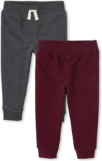 Cozy & Stylish Baby Boys' Fleece Jogger Pants - 2 Pack from - Image 6