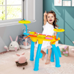 24-Key Piano Keyboard with DJ Drum Features, Microphone, and MP3 Connectivity - Image 3