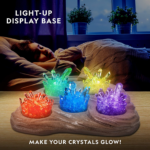 Mega Crystal Growing Kit - Illuminate Your Science Adventure with 6 Stunning Crystals! Perfect Gift for Kids Ages 8-12 - Image 2