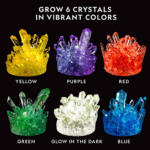 Mega Crystal Growing Kit - Illuminate Your Science Adventure with 6 Stunning Crystals! Perfect Gift for Kids Ages 8-12 - Image 7