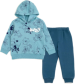 Cozy  Fleece Hoodie and Pants Set for Toddlers and Kids (2T - 7-8) - Image 9