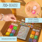 Create Your Own Stunning Jewelry:  DIY Beaded Bracelet Kit for Teens - 15 Premium Pieces with Letter Beads & Charms! - Image 3