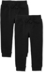 Cozy & Stylish Baby Boys' Fleece Jogger Pants - 2 Pack from - Image 9