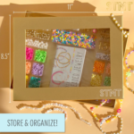 Create Your Own Stunning Jewelry:  DIY Beaded Bracelet Kit for Teens - 15 Premium Pieces with Letter Beads & Charms! - Image 6