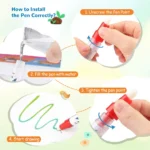 Magic Water Drawing Doodle Mat 100x80cm with Reusable Pens - Educational Coloring and Painting Board for Kids - Image 5