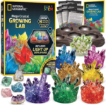 Mega Crystal Growing Kit - Illuminate Your Science Adventure with 6 Stunning Crystals! Perfect Gift for Kids Ages 8-12 - Image 8
