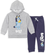 Cozy  Fleece Hoodie and Pants Set for Toddlers and Kids (2T - 7-8)