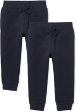 Cozy & Stylish Baby Boys' Fleece Jogger Pants - 2 Pack from - Image 10