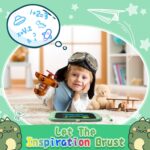 8.5 Inch LCD Doodle Board Tablet Toy - Green Dinosaur Drawing Pad for Kids 2-6 Years Old - Christmas and Birthday Gifts - Image 2
