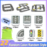 Magnetic Road Construction Set with Vehicle Toys for Toddlers - Ideal Gift for Christmas and Birthdays - Image 8