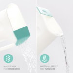 Control the Flow Bath Rinse Cup - Easy Grip Rinser for Hair & Body with Removable Rain Shower - Image 4