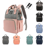 Waterproof Baby Diaper Bag Backpack - Stylish Maternity and Nursing Bag for Mothers - Image 2