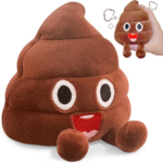 Hilarious Farting Poop Plush Toy – 30 Funny Sounds for Endless Laughter, Perfect Gag Gift for Kids and Pets!