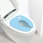 Portable Folding Travel Potty Seat with Non-Slip Suction Cups for Round and Oval Toilets - Image 2