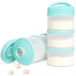 Stackable Portable Milk Powder Dispenser - 2 Pack in Warm Grey - Image 11