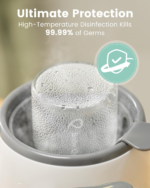 8-in-1 Fast Baby Bottle Warmer - Accurate Temperature Control, Defrost, Sterilize, and Keep Warm Functions for Breastmilk & Formula - Image 8