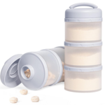 Stackable Portable Milk Powder Dispenser - 2 Pack in Warm Grey - Image 13
