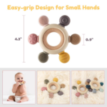 BPA Free Baby Teething Toys - Sensory Teethers for Newborns to 1 Year Old, Perfect Gift for Baby Boys and Girls! - Image 7