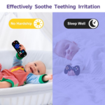 2 Pack Silicone Teething Toys - Perfect Sensory Chew Toys for Babies 0-12 Months! - Image 3