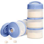 Stackable Portable Milk Powder Dispenser - 2 Pack in Warm Grey - Image 10