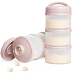 Stackable Portable Milk Powder Dispenser - 2 Pack in Warm Grey - Image 8