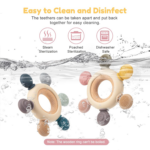BPA Free Baby Teething Toys - Sensory Teethers for Newborns to 1 Year Old, Perfect Gift for Baby Boys and Girls! - Image 3