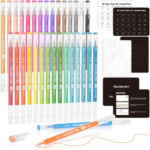 Vibrant  120 Gel Pen Set - 120 Unique Colors for Stunning Adult Coloring and Art Projects - Image 9