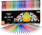 Vibrant  Pastel Gel Pens - 24 Milky Colors for Stunning Black Paper Art, Adult Coloring, Doodling, and Scrapbooking! - Image 9