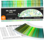 Vibrant  Pastel Gel Pens - 24 Milky Colors for Stunning Black Paper Art, Adult Coloring, Doodling, and Scrapbooking! - Image 11