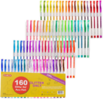 240 Pack Glitter Gel Pens - 120 Vibrant Colors with Refills for Stunning Adult Coloring and Crafting - Image 10