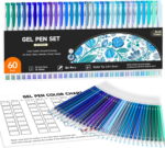 Vibrant  Pastel Gel Pens - 24 Milky Colors for Stunning Black Paper Art, Adult Coloring, Doodling, and Scrapbooking! - Image 13