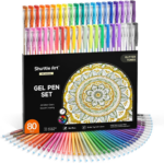 240 Pack Glitter Gel Pens - 120 Vibrant Colors with Refills for Stunning Adult Coloring and Crafting - Image 11