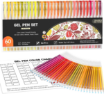 Vibrant  Pastel Gel Pens - 24 Milky Colors for Stunning Black Paper Art, Adult Coloring, Doodling, and Scrapbooking! - Image 10