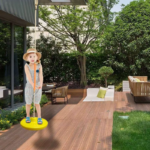 Outdoor Saucer Swing for Kids - Backyard Playground Accessories for Indoor and Outdoor Use - Image 5
