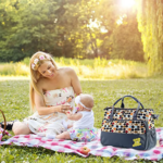 5-Piece Stylish Baby Diaper Bag Set for Moms - Convenient Shoulder Bags - Image 6