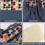 5-Piece Stylish Baby Diaper Bag Set for Moms - Convenient Shoulder Bags - Image 4