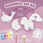 Unicorn Squishy Paint Set - Creative Arts & Crafts Kit for Kids Ages 8-12, Perfect Gift for Girls 8-10! - Image 2