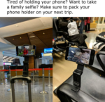 Universal Airplane Phone Holder Mount - Hands-Free 360° Rotation for Travel Essentials - Image 5