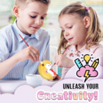 Unicorn Squishy Paint Set - Creative Arts & Crafts Kit for Kids Ages 8-12, Perfect Gift for Girls 8-10! - Image 4