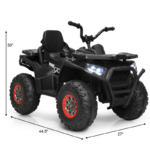 12V Children's Electric ATV with Dual Speed Settings and LED Lighting - Image 5