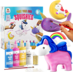 Unicorn Squishy Paint Set - Creative Arts & Crafts Kit for Kids Ages 8-12, Perfect Gift for Girls 8-10!