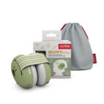 Muffy Baby Ear Protection - Comfortable Noise Reduction Earmuffs for Babies & Toddlers, CE & ANSI Certified, Perfect for Sleep & Hearing Safety - Green
