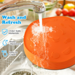 5-Piece Stackable Round River Stone Stepping Stones for Kids - Indoor and Outdoor Use - Image 7