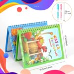 5 Pack Mess-Free Reusable Water Coloring Books for Toddlers - Portable Doodle Art Kits for Creative Learning and Fun! - Image 8