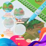 5 Pack Mess-Free Reusable Water Coloring Books for Toddlers - Portable Doodle Art Kits for Creative Learning and Fun! - Image 5